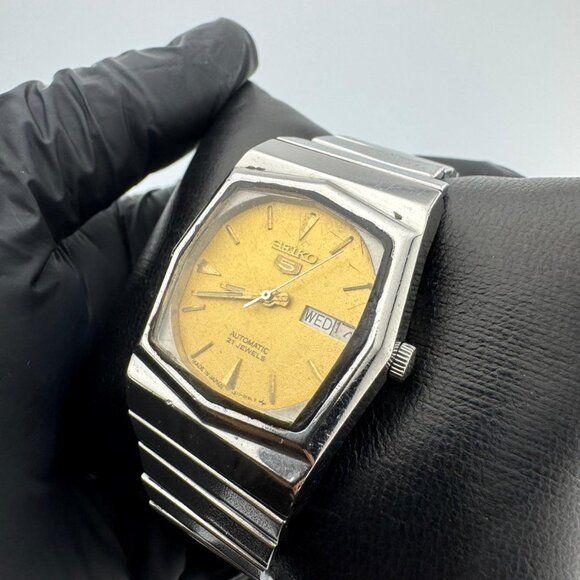 Seiko 5 Automatic 21 Jewels - Vintage Wrist Watch - Made in Japan - Picture 4 of 6